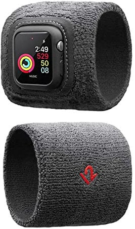 Twelve South ActionBand for Apple Watch 40mm | Schweißband-Set für Handgelenk oder Unterarm für Sport oder Aktivitäten