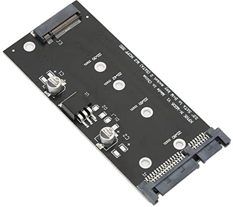 SATa M.2 SSD To SATa Adapter Card, Adding Additional Storage Space, PCB Material Is Small and Lightweight, That Is, Plug and Play with 2280/2260/2242/2230MM M.2 Hard Disk