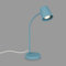 Briloner - Lampada da comodino, lampada da scrivania orientabile, lampada da tavolo GU10 per ufficio con interruttore a cavo, lampada da lettura, 9W, 130x385mm (DxA), metallo, blu