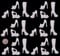 30 x Edible 3D Shoes and Boots icing toppers, cake cupcakes decorations (White)