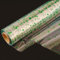 CMFYHM Transparente Zellophanrolle (86,4 cm x 30 m), grüne gepunktete Zellophanrolle, transparente Zellophanrolle für Leckereien, Geschenke, Körbe, Blumen, Geburtstagsparty, Ostern,