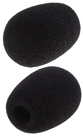 Lot de 2 éponges en mousse pour pare-brise de microphone Rode M5 NT5 NT6 NT55 Mini bouclier de protection pour micro pare-brise