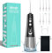 MiTdir Water Dental Flosser Inalámbrico para Dientes 9 Modos 300ML Irrigador Bucal Dental, Portátil Recargable IPX7 Impermeable Limpiador de Dientes de Agua Selecciones para Viajes en Casa