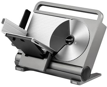 Chef Prosentials Foldable Meat Slicer for Home Use, 7.5 S.steel Blade, Aluminum Material, 1-15mm Adjustable Thickness, Child Lock Protection, For Meat, Bread, Bacon and Cheese