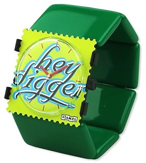 S.T.A.M.P. S. Uhr, Uhren-Set Dude, Zifferblatt mit Armband, Armbanduhr, Uhrengehäuse, Wechselzifferblatt, Quarz Analog Uhr, Belta-Armbänder, Transparentes Uhrenarmband, Gliederarmband