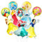 Prinzessin Geburtstagsdeko Mädchen Luftballons- Princess Kindergeburtstag Deko Folienballon Happy Birthday Geburtstag Balloon Partyzubehör für Kinder Frauen Theme Party Hintergrunden Supplies Deko