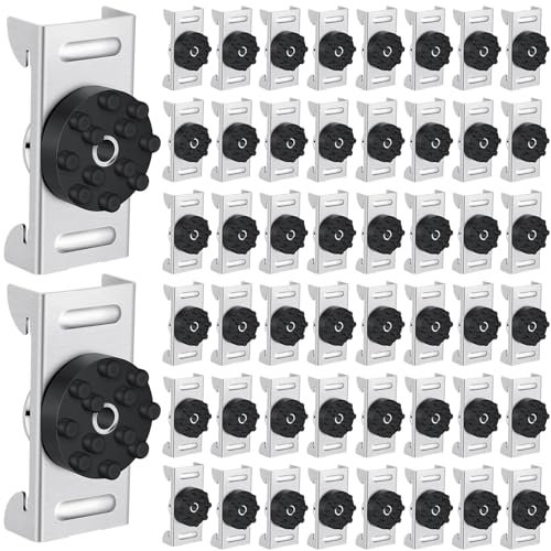 Innconee 50 Pack Soundproofing Sound Isolation Clips Ceiling Soundproofing Mounting Clip Noisy Neighbors for Apartment Recording Studio Acoustical Equipment for Wall Ceiling Studio