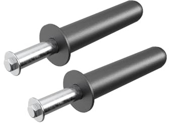 ATLETICA R8 Gewichts-Pins 20 cm, Paar | Je 100 kg Tragkraft, Kompatibel mit R8-Racks und 50 mm Scheiben, Pulverbeschichtet, Für mehr Ordnung im Gym