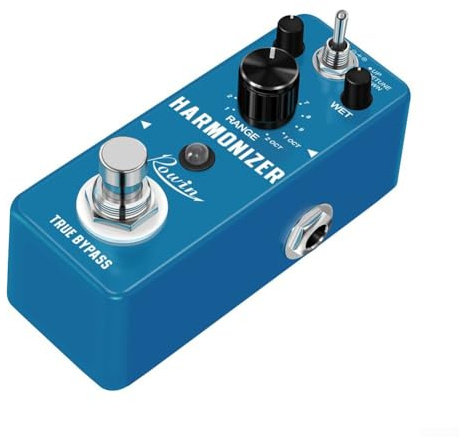 Zilimontt Gitarren-Harmony-Effektpedal, digitales Pedal, Pitch-Shifter, Harmony-Pitch-Shifter, flache Tonhöhe, Mini-Größe, True Bypass, Gitarren-Harmonizer-Pedal
