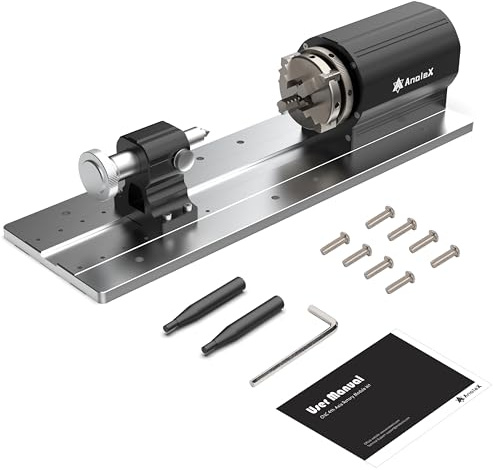 Drehmodul 4 Achsen für 4030-Evo Ultra/4030-Evo Ultra2, w/Industrial Harmonic Reducer 50:1, Klemmbereich: Länge 20-260mm, Durchmesser 2-67mm