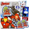 Avengers Schulbedarf-Set – Paket mit 2 Marvel Radiergummis plus Malvorlagen, Aufklebern und mehr, Marvel Back to School Kit für Kinder