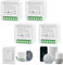 Interruptor WiFi Smart Life, 16A Relé Interruptor Inteligente Wi-Fi & Bluetooth, 2.4g Smart Light Switch Compatible con Asistente de Voz y Tuya, Smart Switch Alexa, Requiere Cable Neutro (4 piezas)