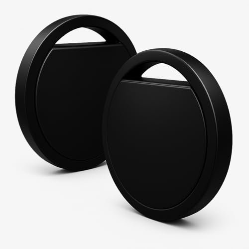 Oscanna Air Tracker 2-Pack – Works with Apple Find My App, GPS Finder for Keys, Wallet, Pets & Bags BLACK