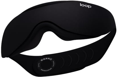 Loop Eclipse Maschera Premium – Oscurante per Dormire e Viaggiare | Per pisolini e per chi dorme sul fianco. Oscurità più profonda per un riposo migliore. Aderente al viso, spazio ciglia