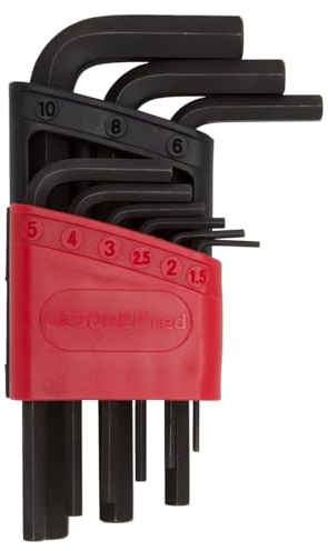 GEDORE Red Hexagonal Allen Key Set 9 Pieces Short