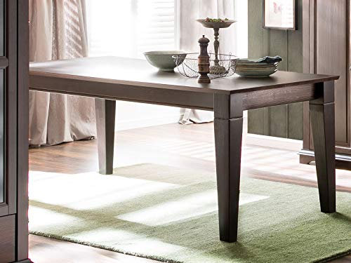 möbelando Esszimmertisch Küchentisch Esstisch Tisch Speisetisch Massivholztisch Lynea I Kolonial