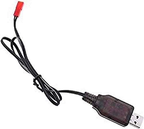 YUNIQUE GREEN-CLEAN-POWER - USB-Ladegerät 4.8V MH NI-CD für Ferngesteuerte Spielzeugbatterien | JST 2P Kabel | Schutz vor Überladung und Kurzschluss | Geeignet für Drohne, Flugzeug, Quadrocopter