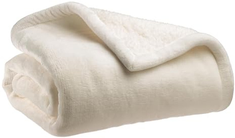 Vivaraise Plaid Michka schneeweiß 180 x 220 cm