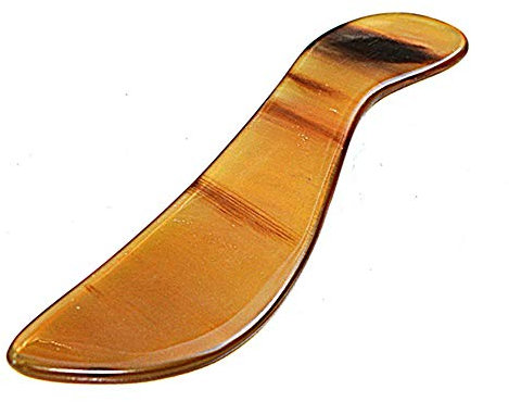 Gua Sha Schaber, ultra-glatt, Büffelhorn, Gua Sha Brett, traditionelles chinesisches Massagewerkzeug für Akupunkturtherapie