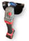 Megamaxx 4 Inch Angle Grinder Storage Bracket Holder - Wall Mounted Hook Clip Tool Store with Grinder Disc Bracket for Workshop, Warehouse (Black)