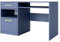 Mirjan24 Schreibtisch Bado 2, Arbeitstisch mit Schublade und Fächer, Laptoptisch, Bürotisch, Schülerschreibtisch, Kinderschreibtisch, PC-Tisch, Jugendzimmer, Kinderzimmer (blau)