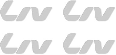 Aufkleber-Set kompatibel mit Fahrradrahmen LIV