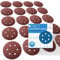 Disques abrasifs EffektWerk (paquet de 20, 6 trous), papier de verre 150 mm avec plusieurs tailles de grain (40, 60, 80, 120, 180, 240, 320, 400, 600, 800)