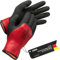 Uvex unilite thermo FC - Kälteschutzhandschuhe - Winterhandschuhe für nasse/ölige Umgebung - warm & gefüttert - rot/schwarz - 09/L