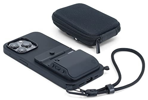 FJORDEN Pro Bundle for iPhone 14 Pro Max - Includes Camera Grip, MagSafe iPhone Case, Wrist Strap & Carry Case - Shoot Like A Pro with Your iPhone
