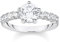 THOMAS SABO Solitärring mit weißen Steinen Silber 925 Sterlingsilber TR2440-051-14