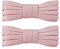 7STROBBS 2 Paia Lacci Scarpe Rosa Chiaro da Sneakers,Stringhe Scarpe Piatti Rosa Chiaro da Ginnastica Larghi 8mm per Alte Air Force 1,Pale Pink Shoelaces,150cm