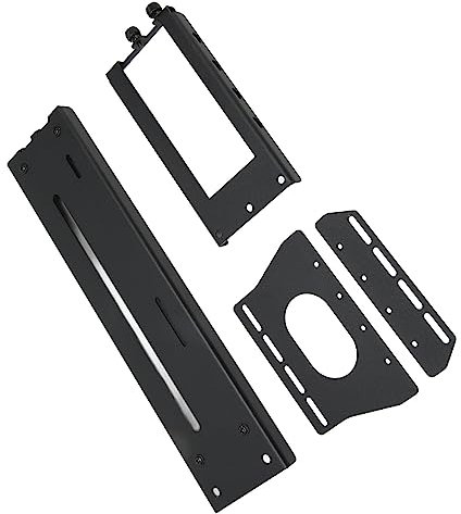 Bewinner Adjustable GPU Mount Bracket for ATX PC Case, Vertical Graphics Card Holder, Sturdy Iron Structure, Supports 1 3 Slot GPUs, ARGB Lighting, More Flexibility (26 * 6.2 * 12.8 cm)