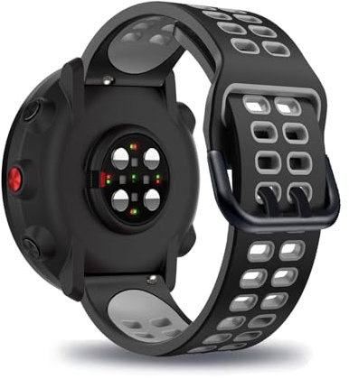 Silikon Armbänder für Polar Vantage M2/Vantage M Armband Atmungsaktives Doppelloch Verstellbar für Polar Vantage M2/M Sport Ersatzarmband Kompatibel mit Polar Vantage M2/Vantage M Uhrenarmband (6)