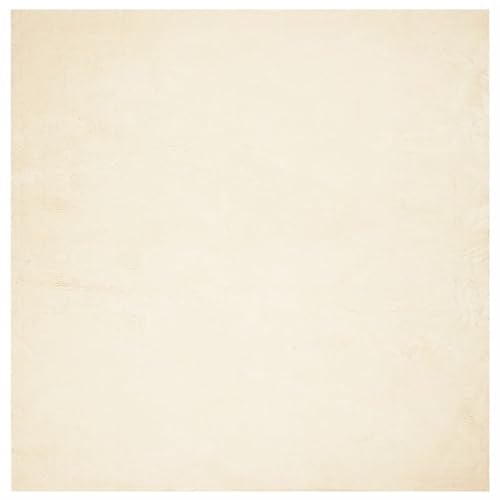 vidaXL Teppich HUARTE Kurzflor Weich und Waschbar Creme 240x240 cm