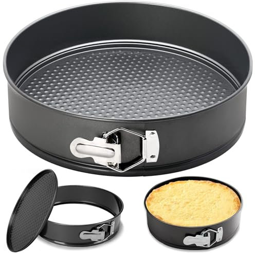 Yetthpowr 7 Inch Springform Pan Round Non Stick Cheesecake Pan Durable Baking Cake Pans with Removable Bottom Cake Molds for Baking