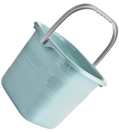 KOMBIUDA Kunststoff Wassereimer 11l Tragbarer Reinigungseimer Mit Henkel Für Zuhause Garten Und Camping