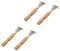 Beavorty Ergonomic Design Hair Brush Set 4pcs Metal Bristle Cleaning Brush for Hair Removal Random Style