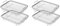 Oladfiop 4X Air Fryer Basket for Oven, Stainless Steel Grill Basket, Non-Stick Mesh Basket, Air Fryer Tray Wire Rack Basket