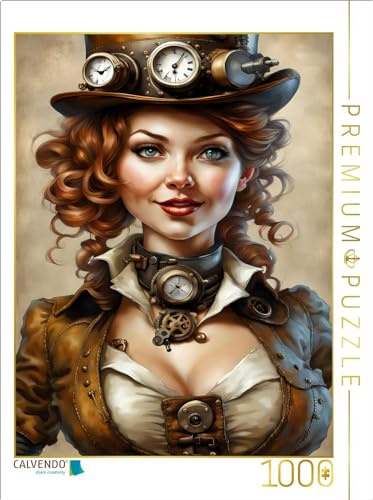 CALVENDO Puzzle Steampunk Cover Girlie | 1000 Teile Lege-Größe 64 x 48 cm Foto-Puzzle für glückliche Stunden