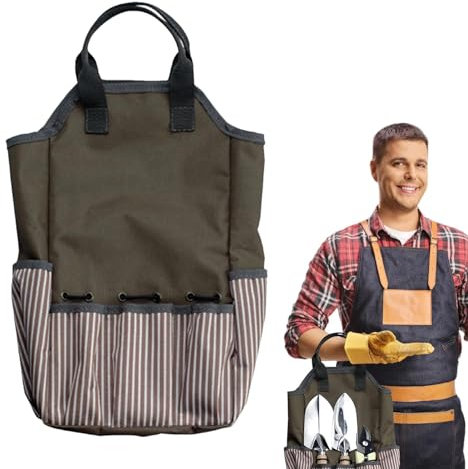 Fourre-tout de rangement pour jardinage, sac fourre-tout de jardin - Organisateur de sac à outils de jardinage, support de kit d'outils de jardin | Support de Kit d'outils de jardin, fourre-tout robus