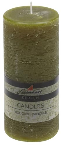 Stumpenkerzen Raureif Schilf 150/68 mm Steinhart Kerzen in RAL-Kerzen Güte Qualität