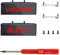 Studio 3 Hinge Replacement Parts as Same as OEM A1914 Repair Kit Durable Accessories Compatible with Beats by Dre Studio3 (A1914) and Studio Pro (A2924) Wireless Headphones (Defiant Black-Red)
