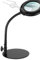 Mucek 10 x Lupe mit Licht und Ständer, Lupenleuchte mit LED-Beleuchtung und 5 Farbmodi, Lupenlampe mit Flexibler Schwanenhals, Stufenlos Dimmbar für Handwerk, Lesen, Naharbeit, Reparieren