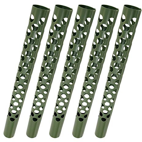 5 Stück Stamm-Schutz 80 cm für Bäume gegen Wild-Verbiss Fraßschäden Baumschutz GREEN24® Rindenschutz 5er Pack (80 cm, 5 Stück)