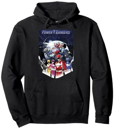 Power Rangers Fade Megazord-Poster mit Porträtmotiv Pullover Hoodie