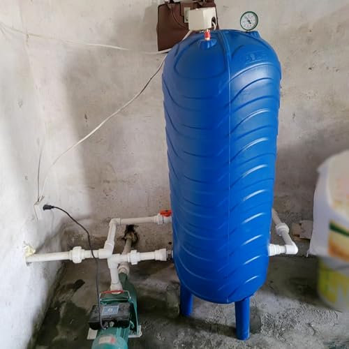 Large water tank，Tank Vertical Pump Pressurized Water Storage Tank，100gallon water tank，water booster pump pressure tank for house，osmosis inversa Storage Tank With Installation Kit(500L/132Gal)