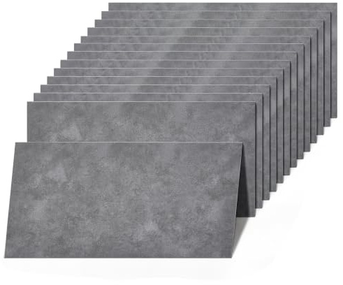 INMOZATA 5,05㎡/28 Stk Vinylboden Selbstklebend PVC Bodenbelag Selbstklebend | Betoneffekt Klebefliesen Boden, Wasserdicht Klebevinyl für Wohnzimmer Küche, 60x30cm, Dicke 2mm Dunkelgrau Beton