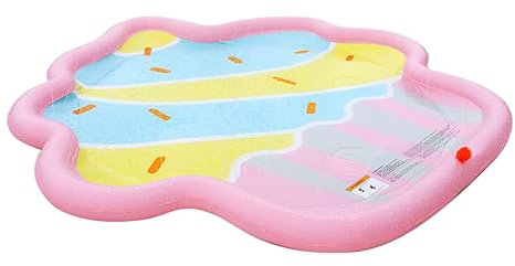 Sprinkler Pool for Kids - Fun Backyard Fountain Play Mat - Portable Outdoor Game Water Toys for 3+ Years Old Girls Boys Children Toddler or Dog