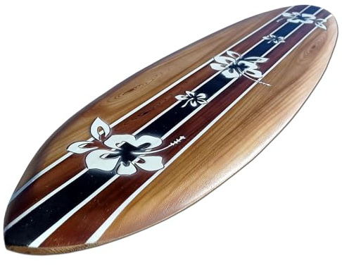 Seestern Sportswear Deko Holz Surfboard 80 cm lang Airbrush Design Surfing Surfen Wellenreiten Surf /FBA_1863a