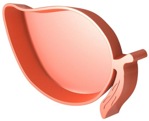 LIOOBO Assiette en Plastique Orange pour Reptiles et Petits Animaux, Solide et Facile D'accès, pour Terrariums Capacité Adaptée